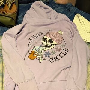 Lavender 'Just Chill' Hoodie